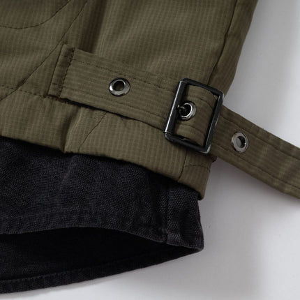 TALKLESSFASHION Urban Edge Dual-Layer Puffer
