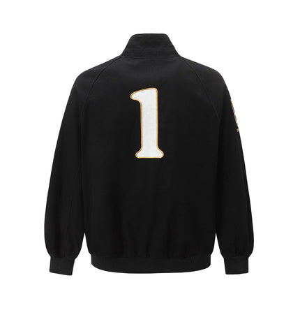 THETLSTUDIO Vintage Badge Embroidered Cargo Jacket