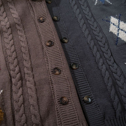 TALKLESSFASHION Vintage Cozy Knit Cardigan