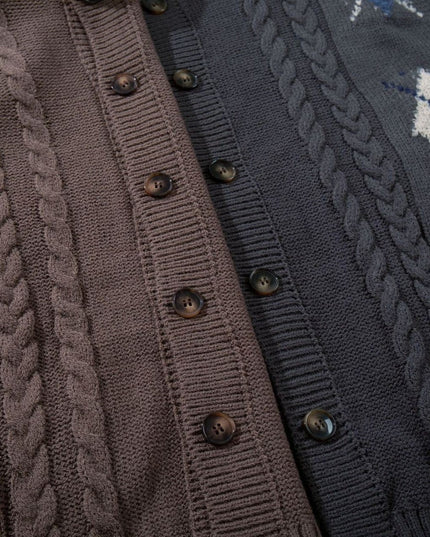 TALKLESSFASHION Vintage Cozy Knit Cardigan