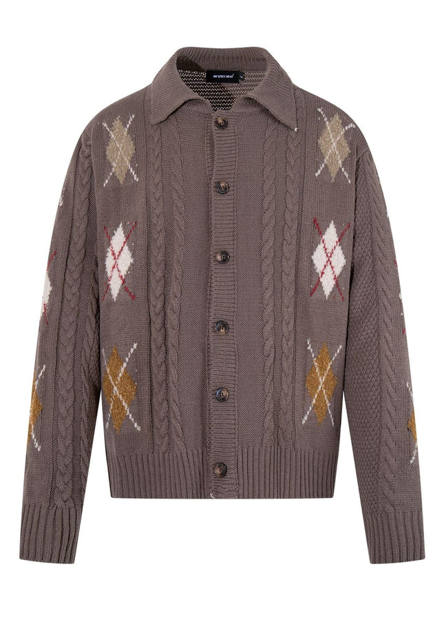 TALKLESSFASHION Vintage Cozy Knit Cardigan