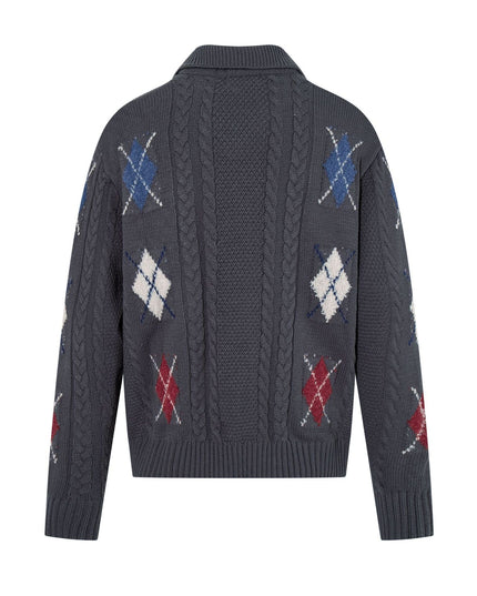 TALKLESSFASHION Vintage Cozy Knit Cardigan