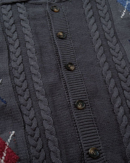 TALKLESSFASHION Vintage Cozy Knit Cardigan