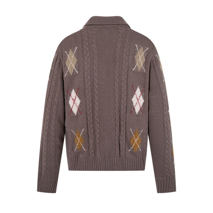 TALKLESSFASHION Vintage Cozy Knit Cardigan