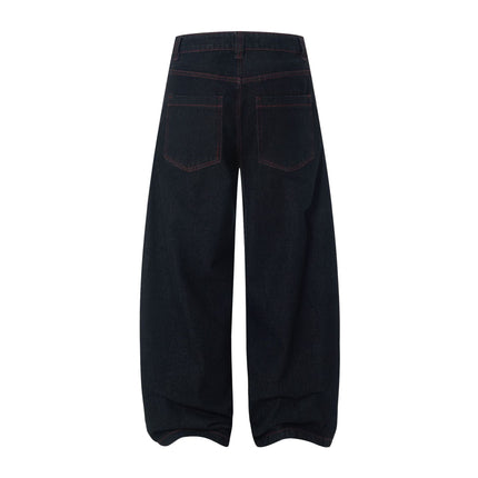 TALKLESSFASHION Vintage Edge Scimitar Denim jeans