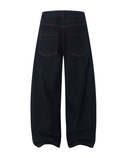 TALKLESSFASHION Vintage Edge Scimitar Denim jeans
