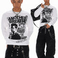 TALKLESSFASHION Vintage Portrait Print Crew Neck Long Sleeve