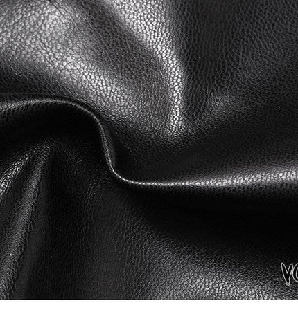 TALKLESSFASHION VOstudio 2025 Summer New Cool Sexy Lace Stitched PU Leather Ultra Shorts Hot Girl Low-Waisted Hot Pants Girl
