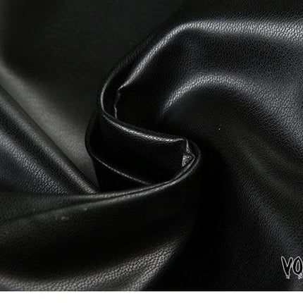 TALKLESSFASHION VOstudio dark punk style big belt Japanese button rivet shorts female hot girl low-waisted PU leather hot pants light Asia