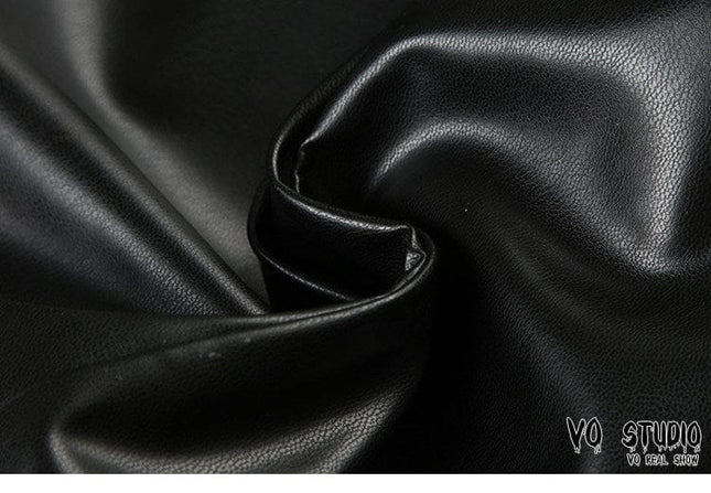 TALKLESSFASHION VOstudio dark punk style big belt Japanese button rivet shorts female hot girl low-waisted PU leather hot pants light Asia