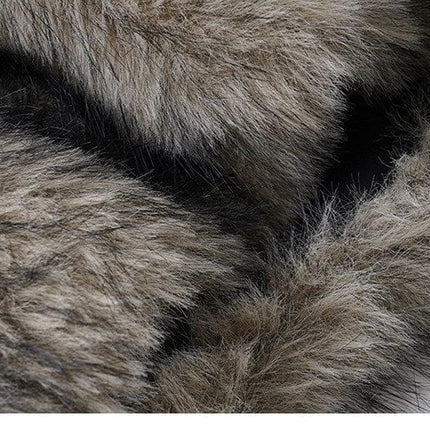 TALKLESSFASHION VOstudio retro heavy industry imitation fur PU leather splicing design sense fur pants hot girl low-rise shorts women's autumn and winter