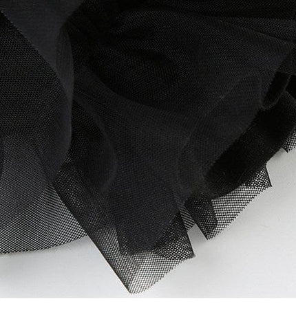 TALKLESSFASHION VOstudio Subculture Spice Lace Lace Cake Skirt Female Dark Sexy High Waist A-Line Panty Skirt