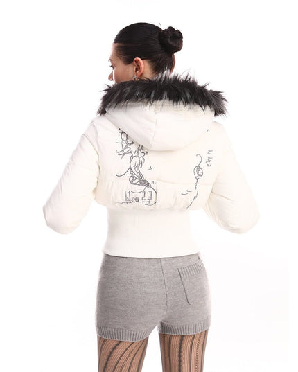 TALKLESSFASHION waist slimming short jacket