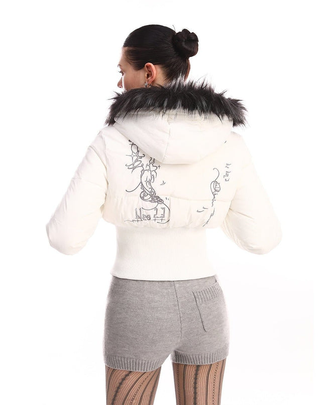 TALKLESSFASHION waist slimming short jacket