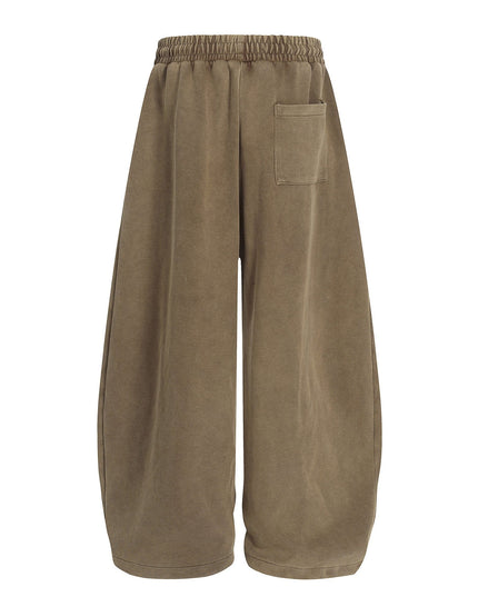 TALKLESSFASHION Washed Scimitar Wide Sweatpants