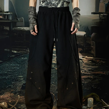 TALKLESSFASHION Wasteland Cropped Hooded Vest & Slacks Set
