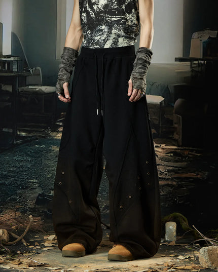 TALKLESSFASHION Wasteland Cropped Hooded Vest & Slacks Set