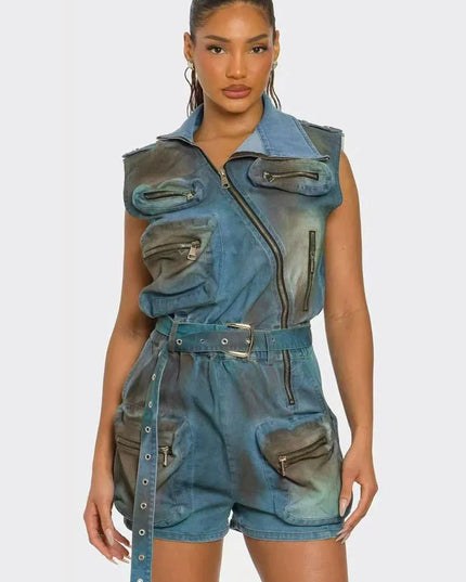 TALKLESSFASHION Wasteland Multi-Pocket Cargo suit