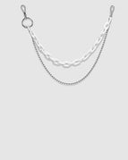 White double chain (no scarf))
