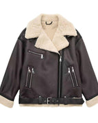 058 Brown Five Zippers