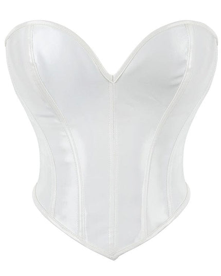 TALKLESSFASHION XS / white The new PVC leather breast support sexy shapewear top Amazon AliExpress wish cross-border e-commerce supply delivery